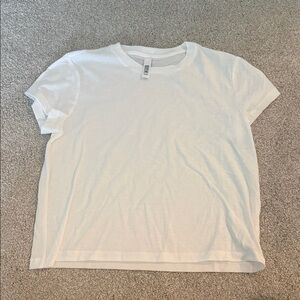SKIMS White Short Sleeve Crew Tee